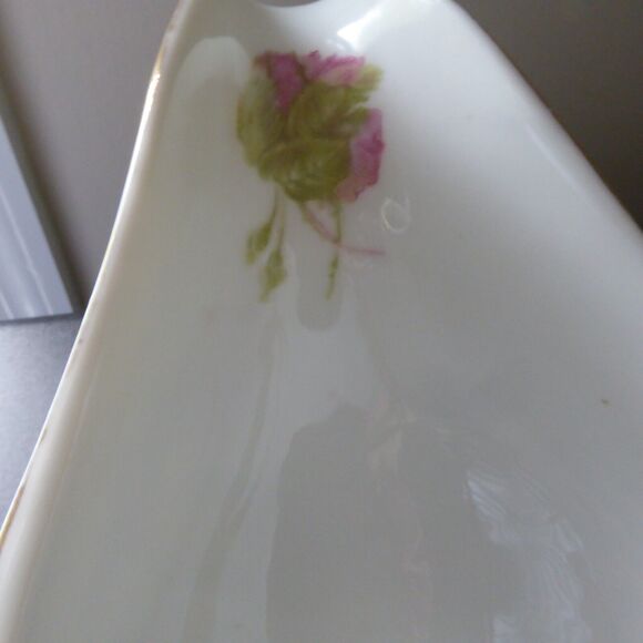 VTG Circa 1920s Rosenthal Empire Gravy Bowl W/ Woman Face Handles & Underplate - Picture 6 of 16